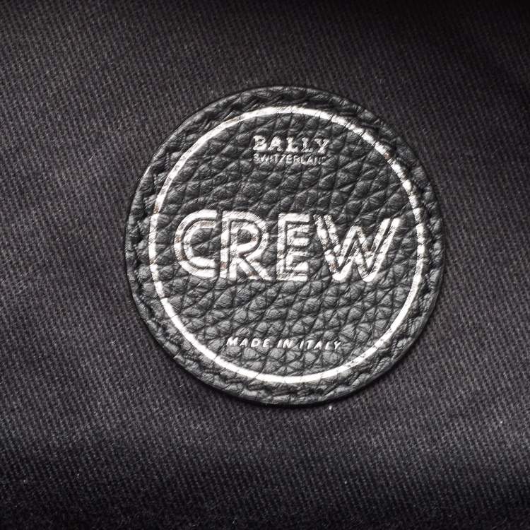 Pre Owned Bally Black Leather Small Crew Backpack