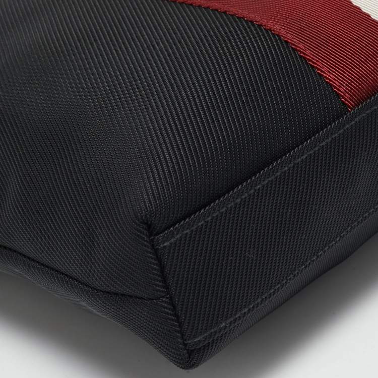 Pre Owned Bally Black Nylon Currios Crossbody Bag