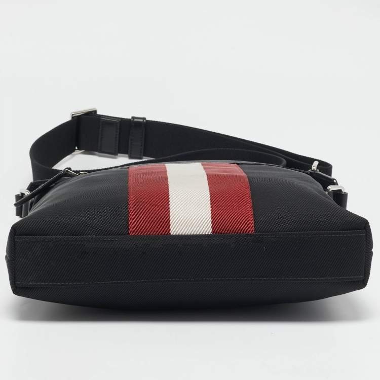 Pre Owned Bally Black Nylon Currios Crossbody Bag