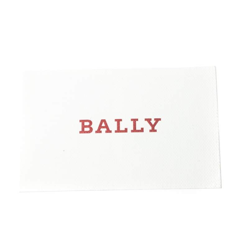 Pre Owned Bally Blue Tropical Print Nylon Small Messenger Bag