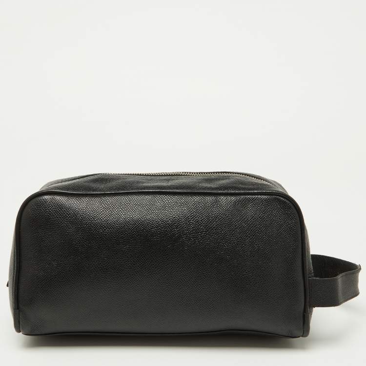 Pre Owned Bally Black Leather Takimo Pouch