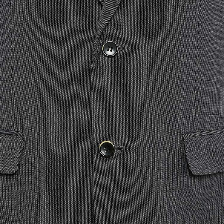 Pre Owned Balmain Black Rayon Blend Tailored Suits XXXL