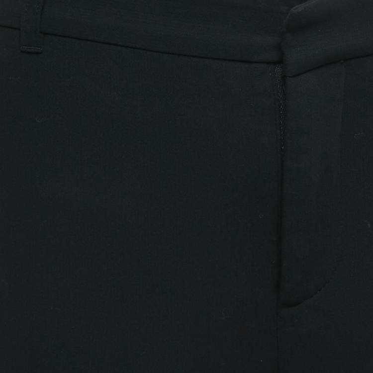 Pre Owned Balmain Black Cotton Trousers XL