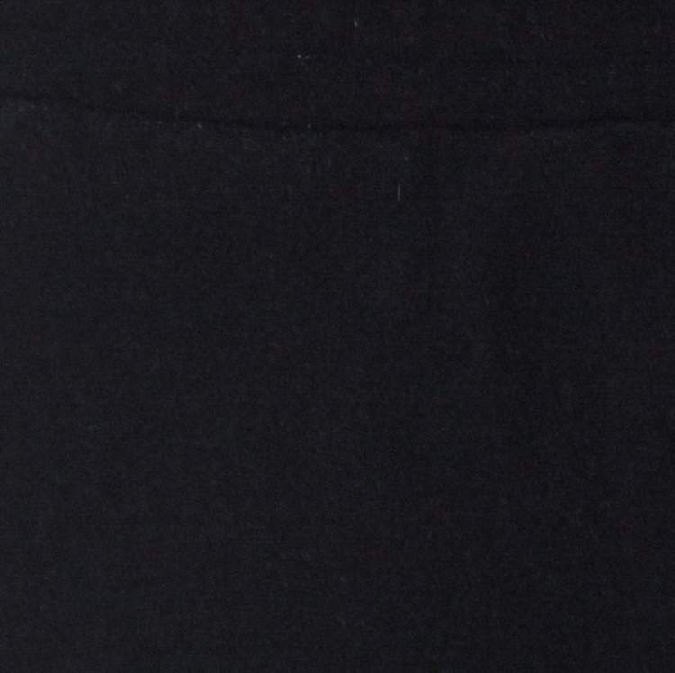 Pre Owned Balmain Black Cashmere Drawstring Jogger Pants L 