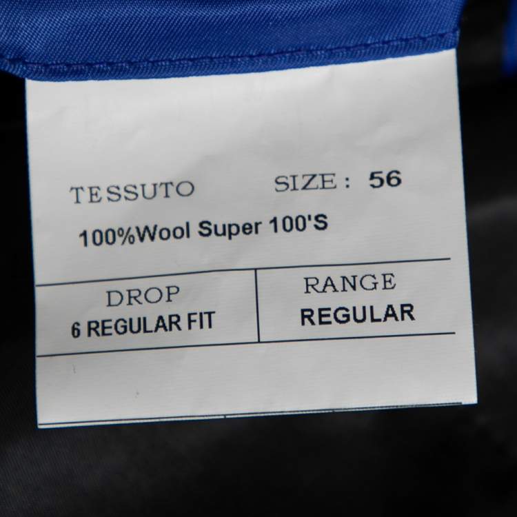 Pre Owned Balmain Vintage Charcoal Grey Wool Regular Fit Single Breasted Suit XXXL