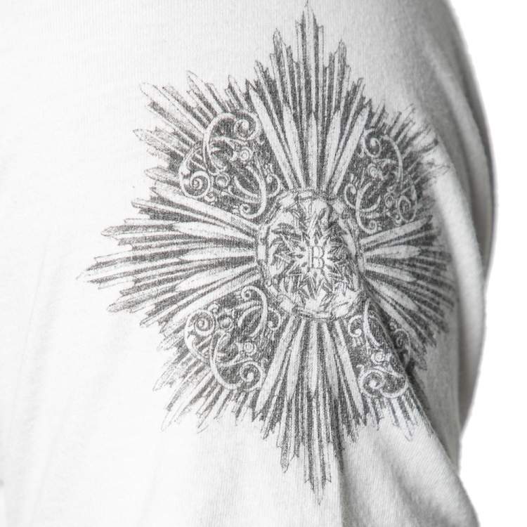 مملوكة مسبقًا Balmain White Cotton Crew Neck Short Sleeve T-shirt XS