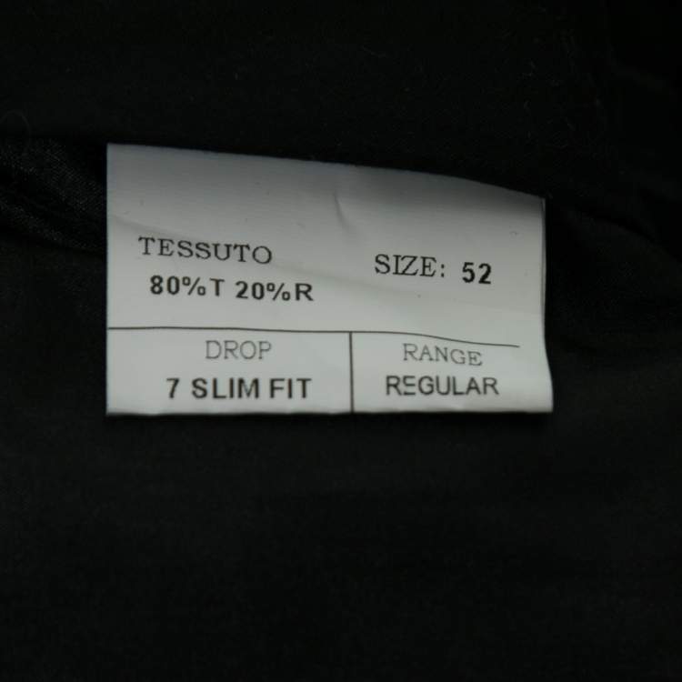 Pre Owned Balmain Blue Tencel Slim Fit Trousers XL