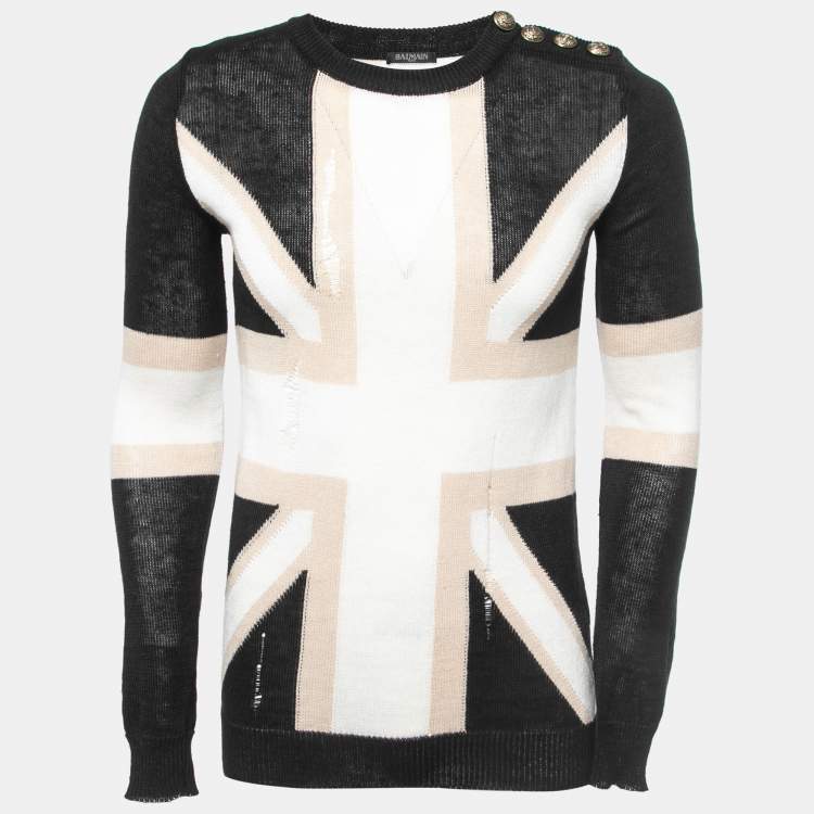 Balmain union jack on sale sweater