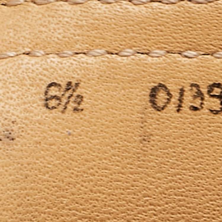 Pre Owned Berluti Grey Leather Penny Loafers Size 40.5