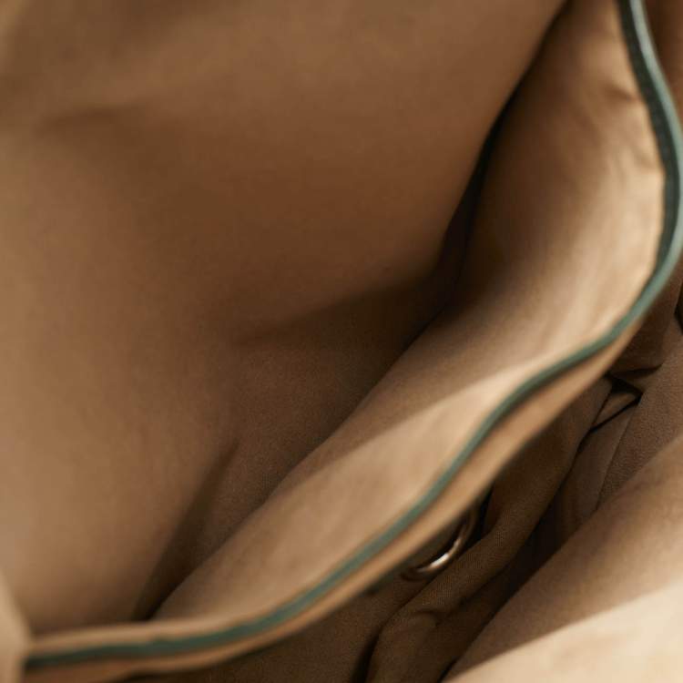 Pre Owned حقيبة ظهر برلوتي جلد سكريتو أخضر حجيم