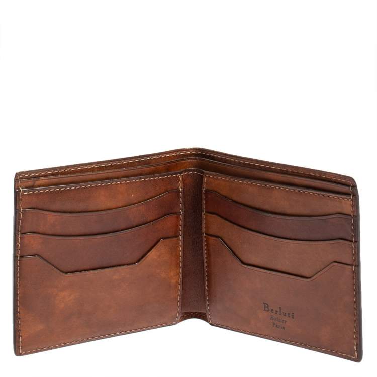 Berluti - Makore Steel Blue Leather Wallet