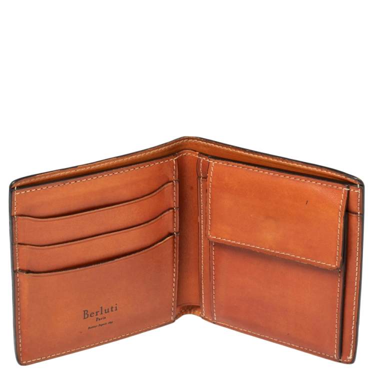 Berluti Brown Leather Bifold wallet Berluti | TLC