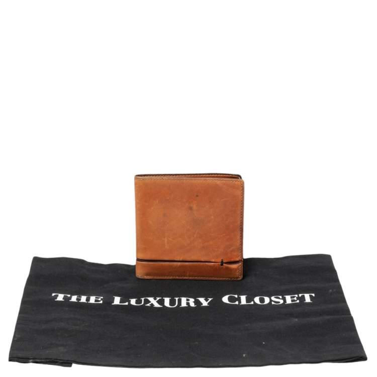 Pre Owned Berluti Brown Leather Bifold wallet 