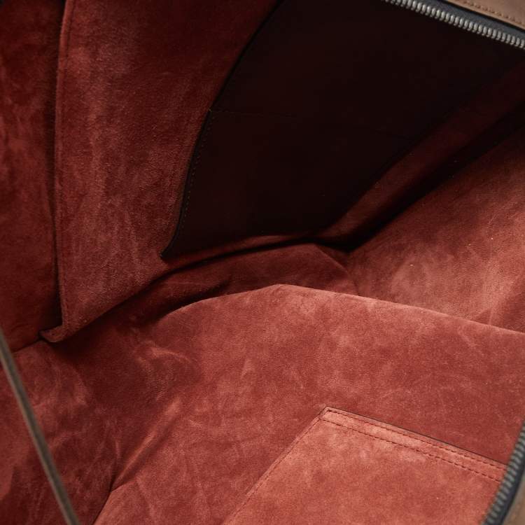 Pre Owned Berluti Brown Ombre Leather Alessandro Backpack