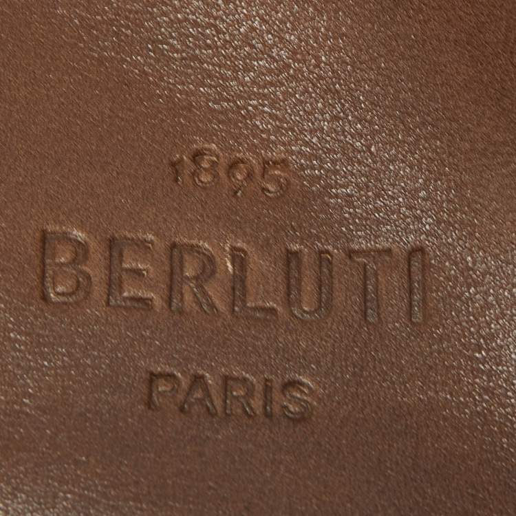 Pre Owned Berluti Brown Ombre Leather Alessandro Backpack