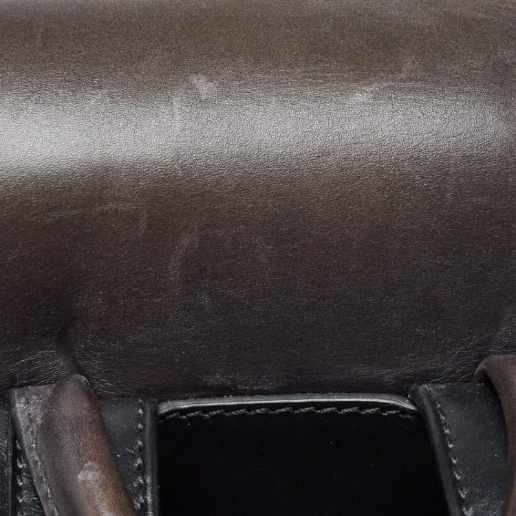 Pre Owned Berluti Dark Brown Leather Day Out Scritto Backpack