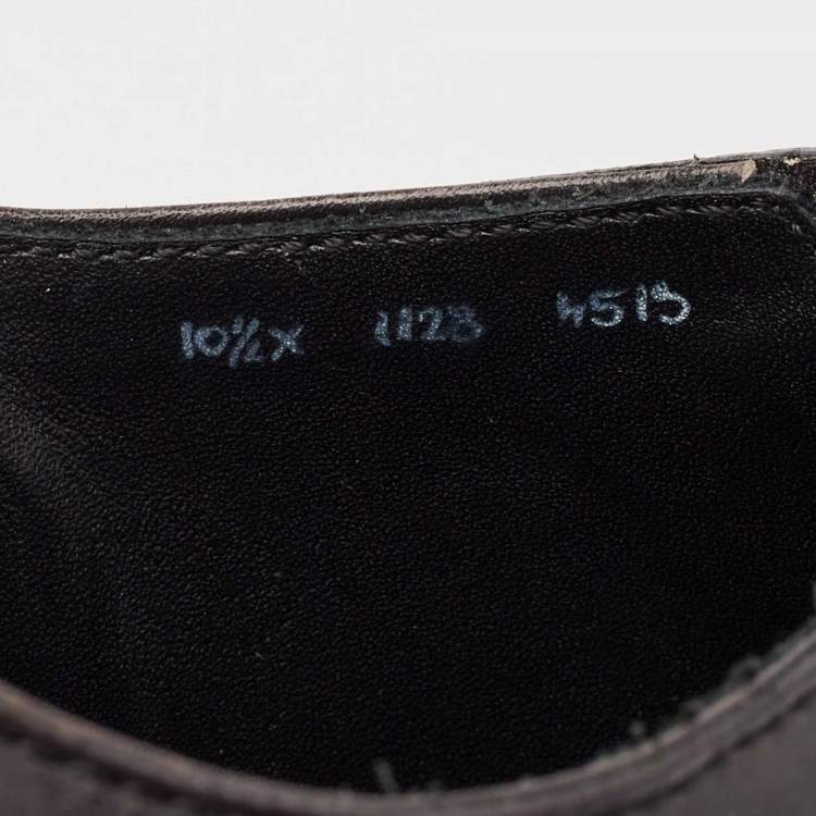Pre Owned Berluti X Ferrari Grey Leather Slip On Loafers Size 45
