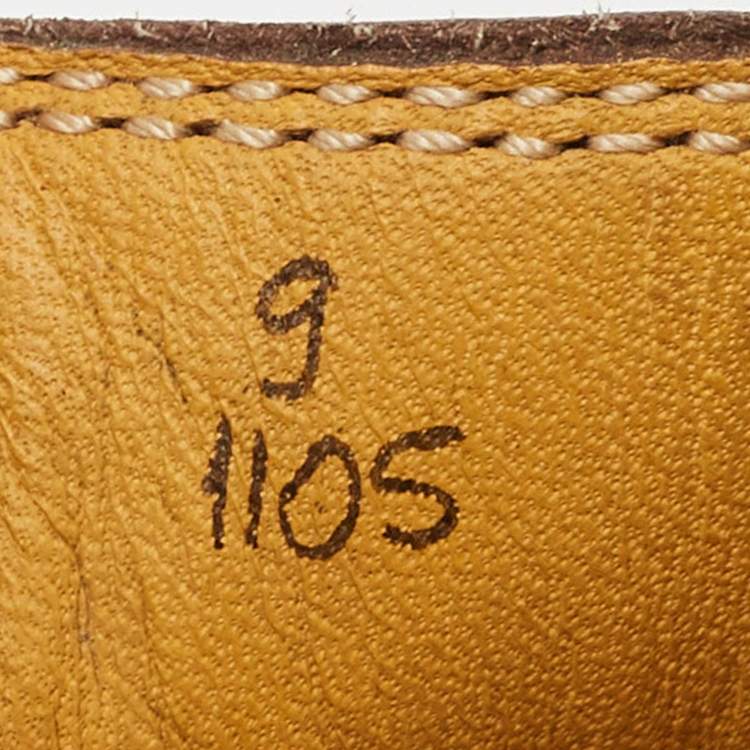 Pre Owned Berluti Brown Leather Playtime Slip On Sneakers Size 43