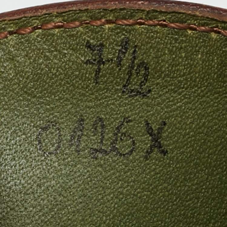 Pre Owned Berluti Alessandro Démesure Size 41.5 Brown Leather Oxfords