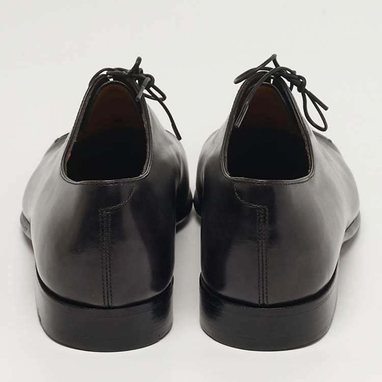 Pre Owned Berluti Size 42.5 Black Leather Derby