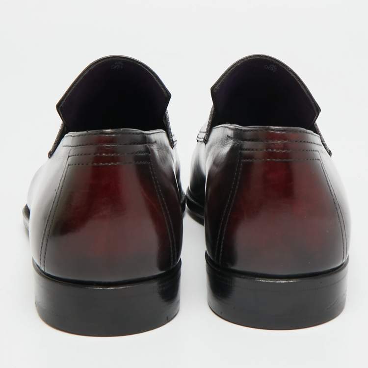 Pre Owned Berluti Size 42.5 Brown Leather Penny Loafers