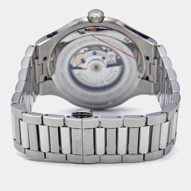 Pre Owned Bernhard H. Mayer Blue Stainless Steel Limited Edition Empire Portus BH51T/CW Men's Wristwatch 44 mm