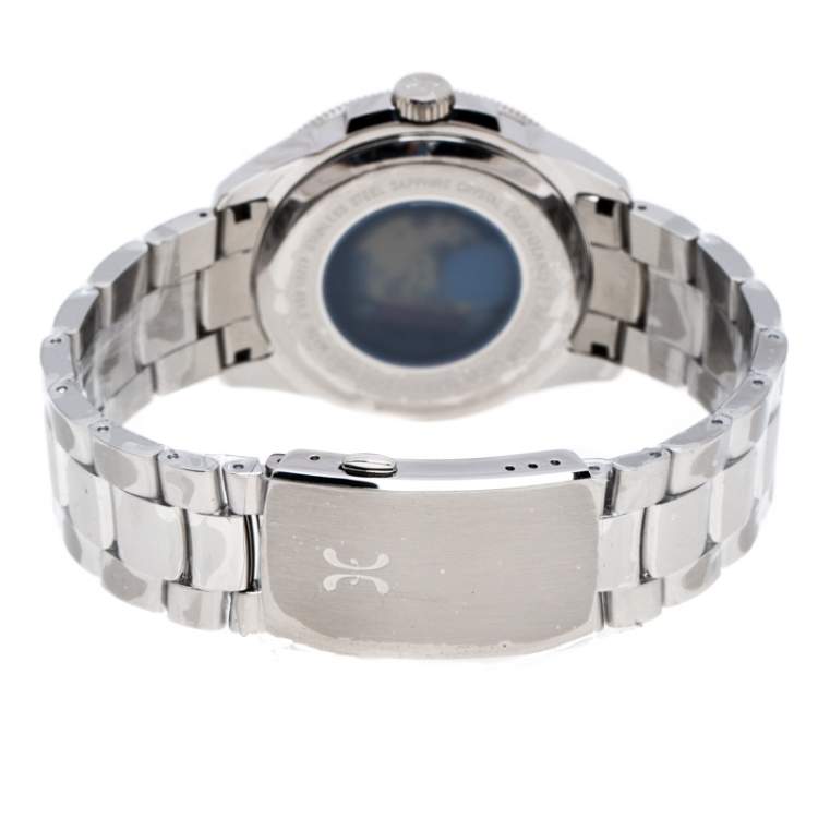 Pre Owned Bernhard H. Mayer White Stainless Steel Force Quantum Men's Wristwatch 43 mm