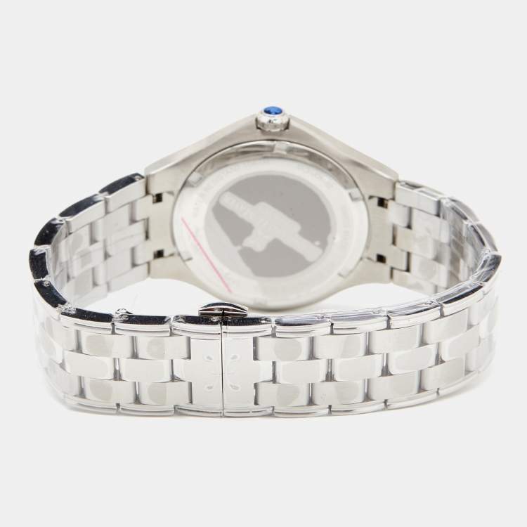 Pre Owned Bernhard H. Mayer Blue Stainless Steel Le Classique BH40P/CW Men's Wristwatch 42 mm 