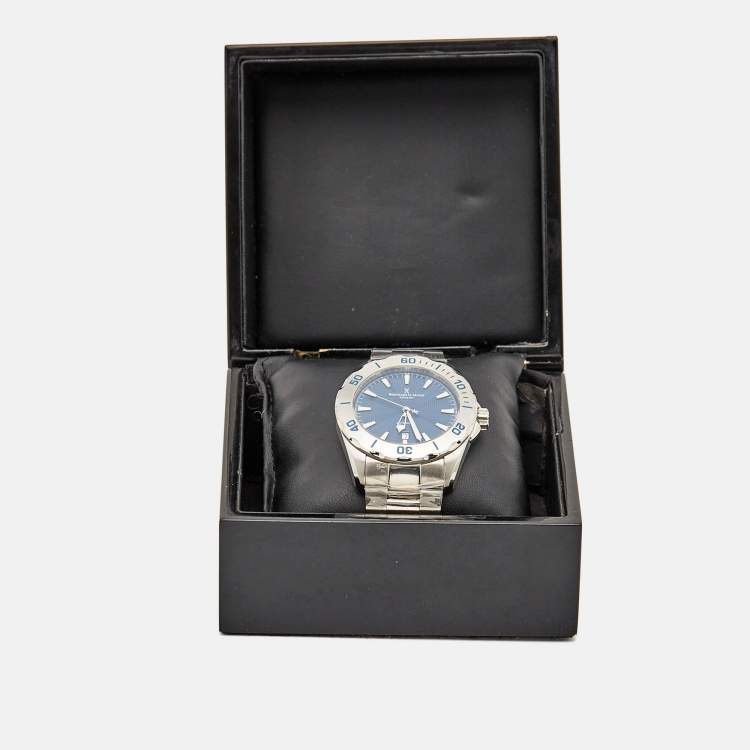 Pre Owned Bernhard H. Mayer Blue Stainless Steel Limited Edition Ballad BH05/CWR Men's Wristwatch 44 mm