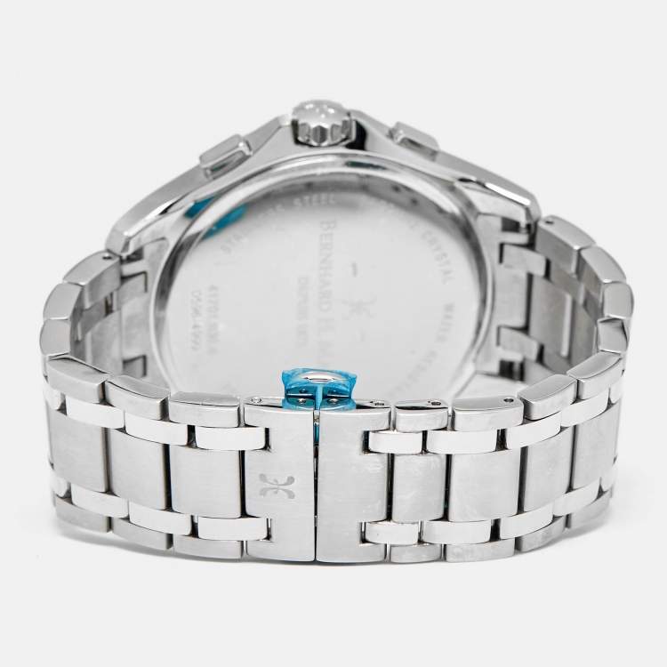 Pre Owned Bernhard H. Meyer Virtus Limited Edition 41701.636.6 Silver Dial Stainless Steel Men's Wristwatch 43 mm