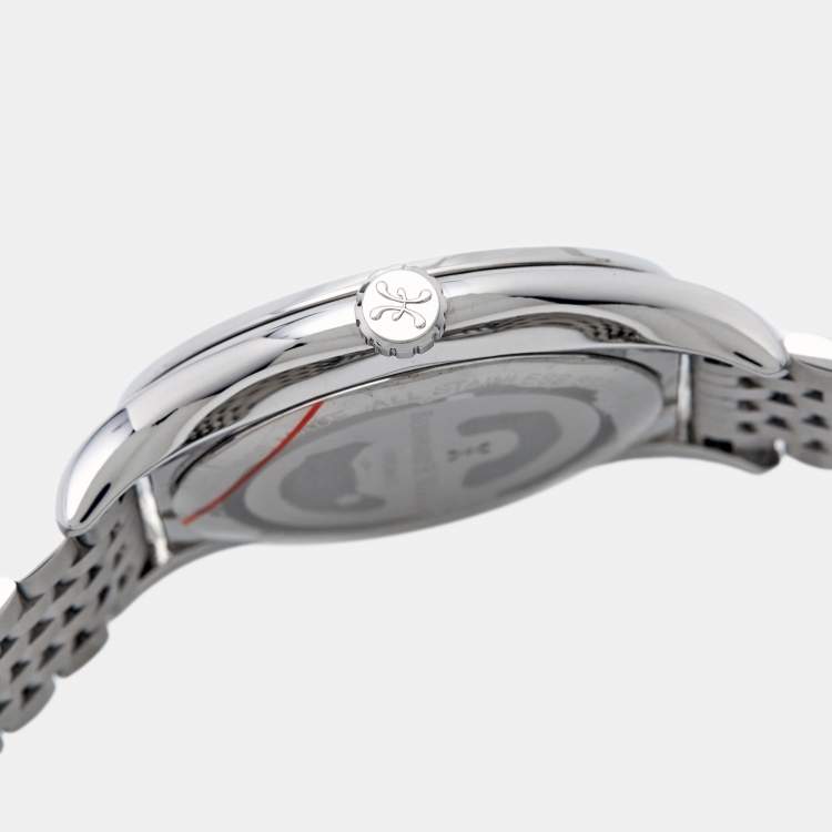Pre Owned  Bernhard H.Mayer Silver Stainless Steel Muses BH08/CW wristwatch Men's Wristwatch 42 mm 