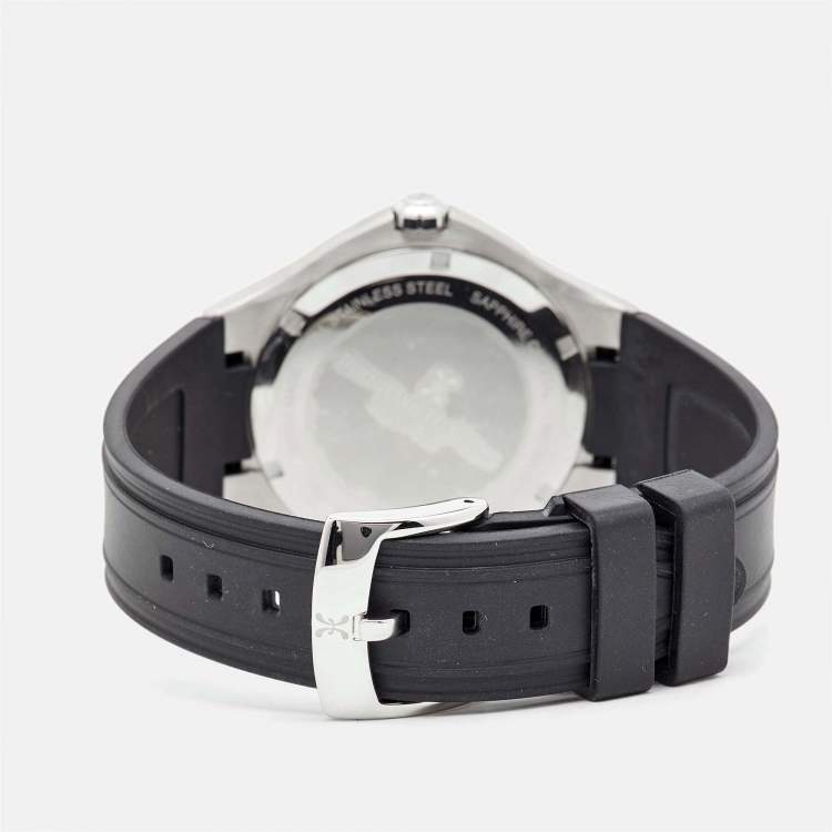 Pre Owned Bernhard H. Mayer Black Stainless Steel Rubber Le Classique BH33P/CW Men's Wristwatch 42 mm