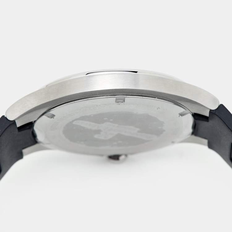 Pre Owned Bernhard H. Mayer Black Stainless Steel Rubber Le Classique BH33P/CW Men's Wristwatch 42 mm