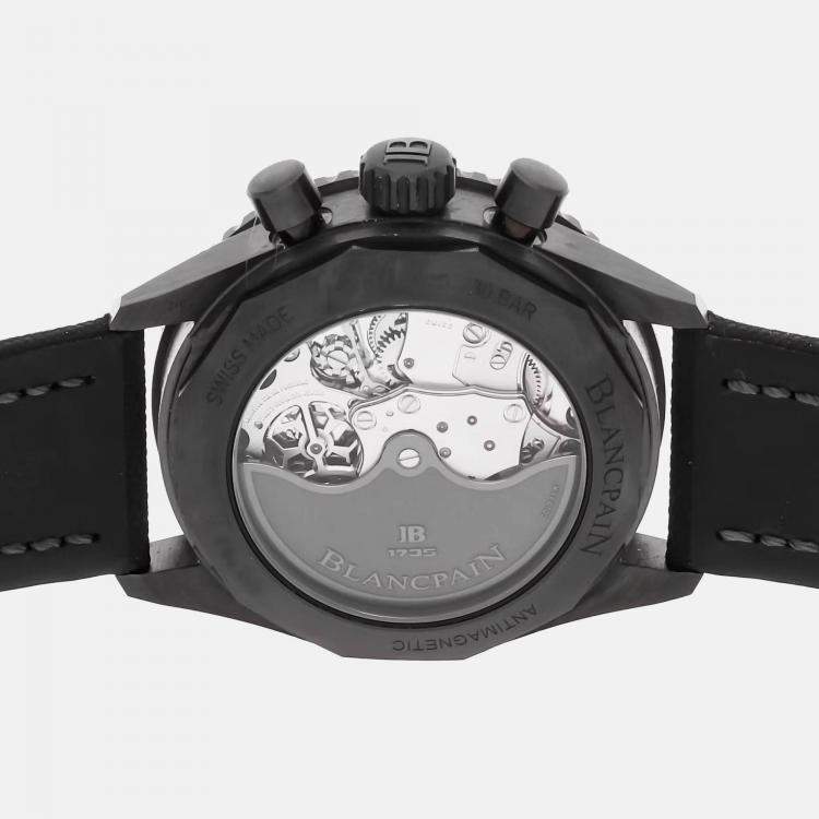 Pre Owned Blancpain Fifty Fathoms 5200-0153-B52A Automatic Green Ceramic Men’s Wristwatch 43 mm