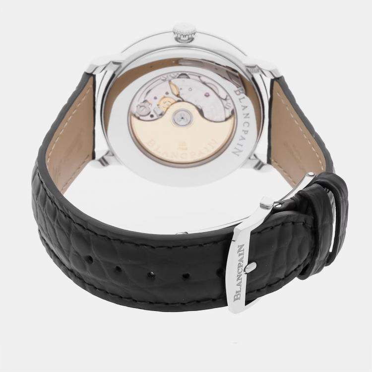 Pre Owned Pre-Owned Blancpain Villeret 6669-1127-55B Automatic  Men's Watch 40 mm