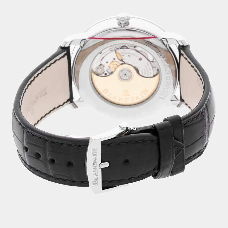 Pre Owned Pre-Owned Blancpain Villeret Quantieme Annuel GMT 6670-1127-55B Automatic 40 mm