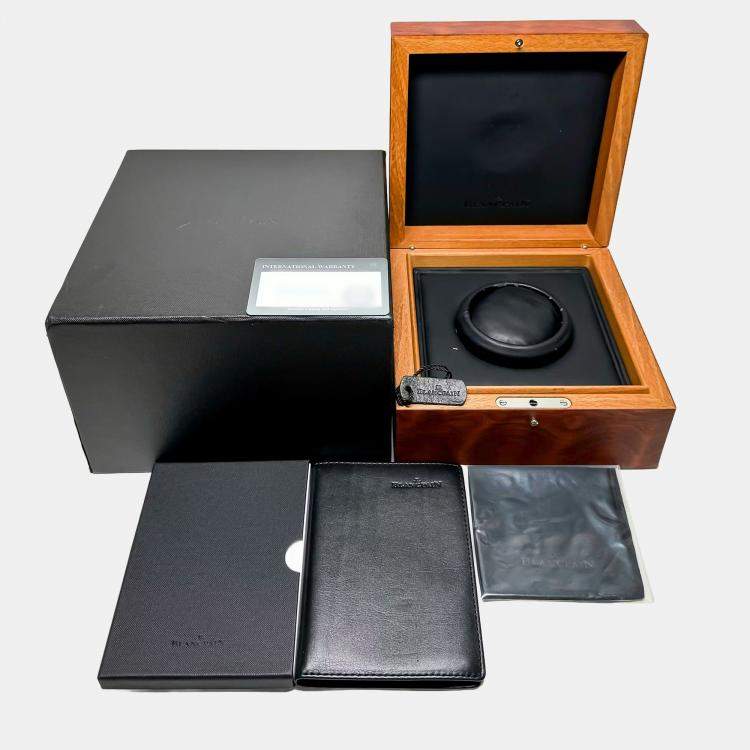 Pre Owned Pre-Owned Blancpain Villeret Quantieme Annuel GMT 6670-1127-55B Automatic 40 mm