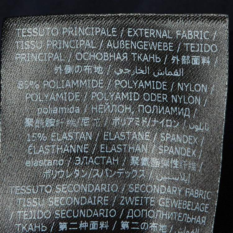 مملوكة مسبقًا Boggi Milano Navy Blue Nylon B Tech Stretch Trousers M/L