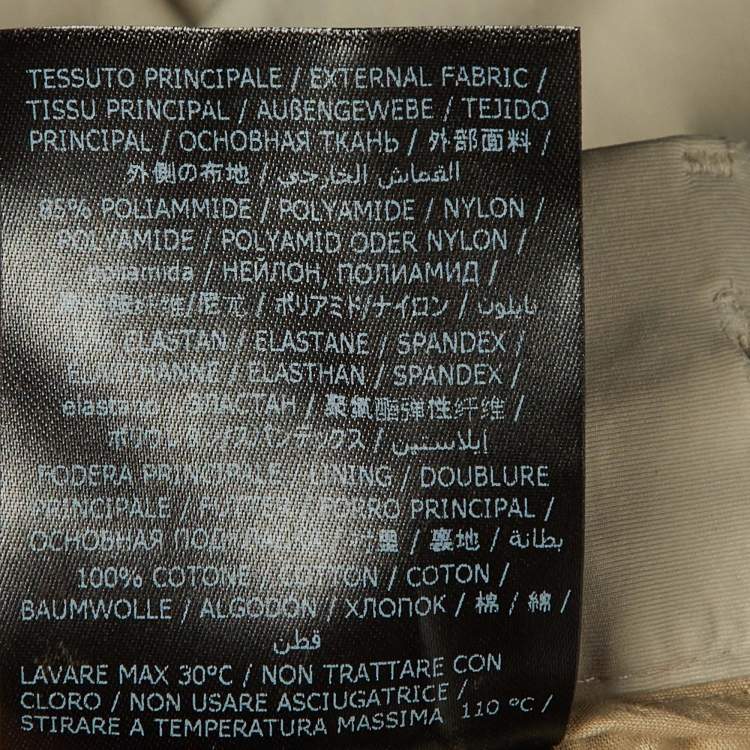 Pre Owned Boggi Milano Beige Nylon B Tech Stretch Trousers M/L 