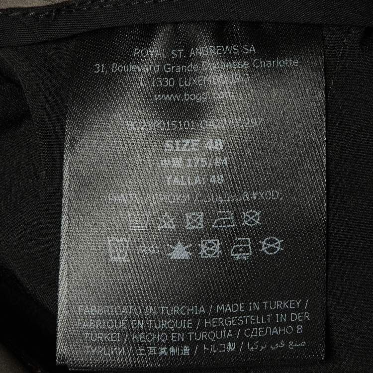 Pre Owned Boggi Milano Brown Technical BTech Trousers M