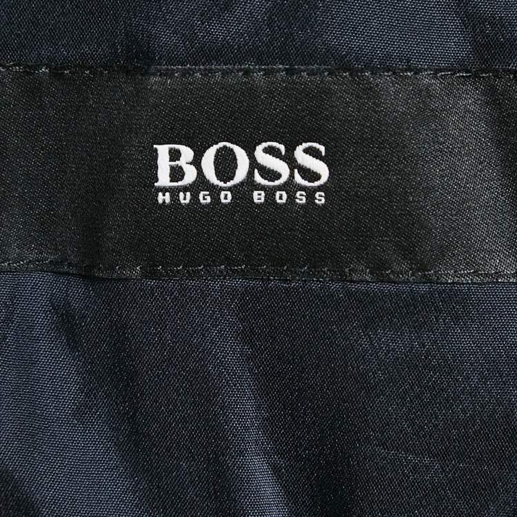 Pre Owned Boss By Hugo Boss Navy Blue Wool Phoenix Blazer 4XL
