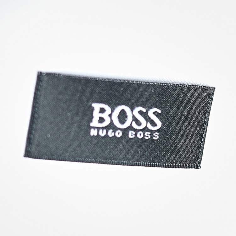 Pre Owned Boss By Hugo Boss White Cotton Button Front Shirt M
