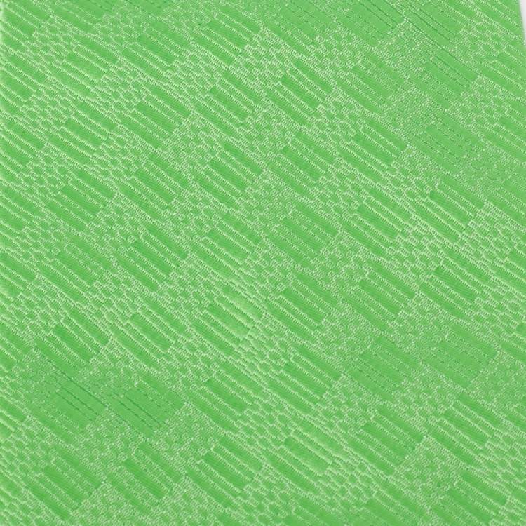 Pre Owned Boss By Hugo Boss Green Patterned Silk Traditional Tie