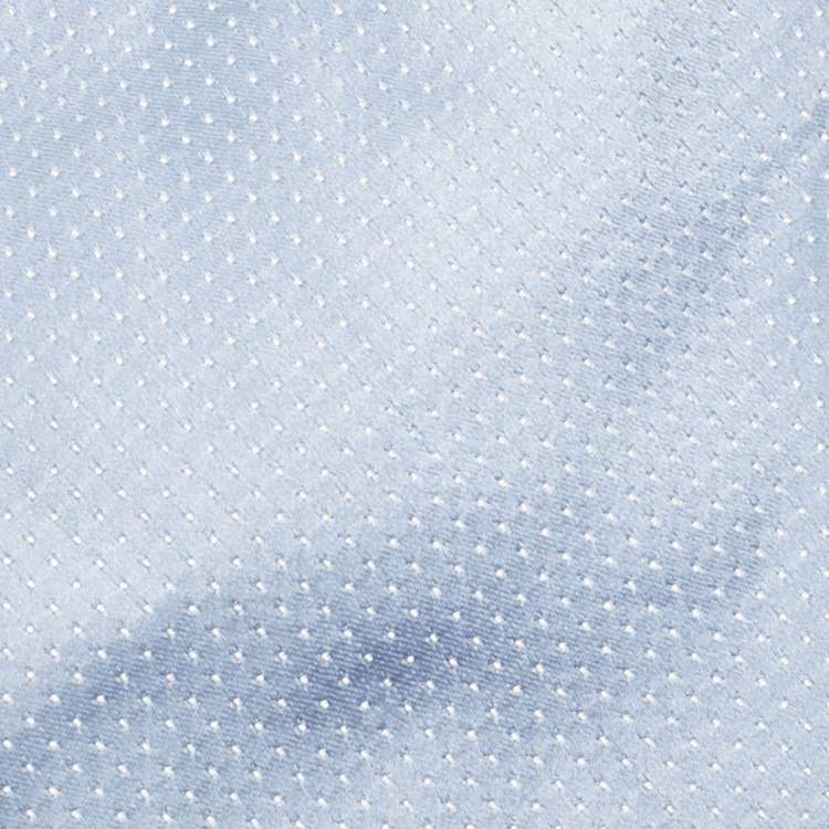 Pre Owned Boss By Hugo Boss Blue Silk Traditional Tie
