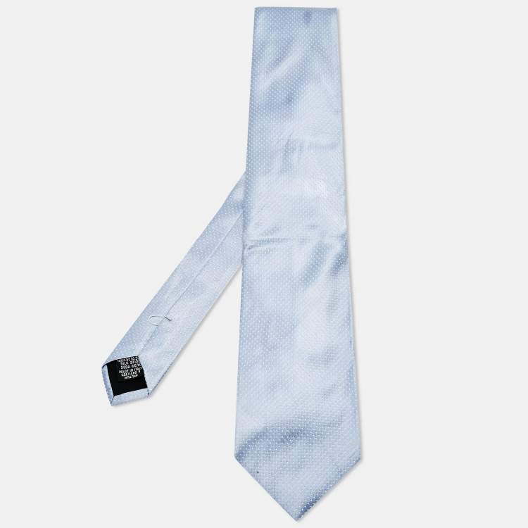 Pre Owned Boss By Hugo Boss Blue Silk Traditional Tie