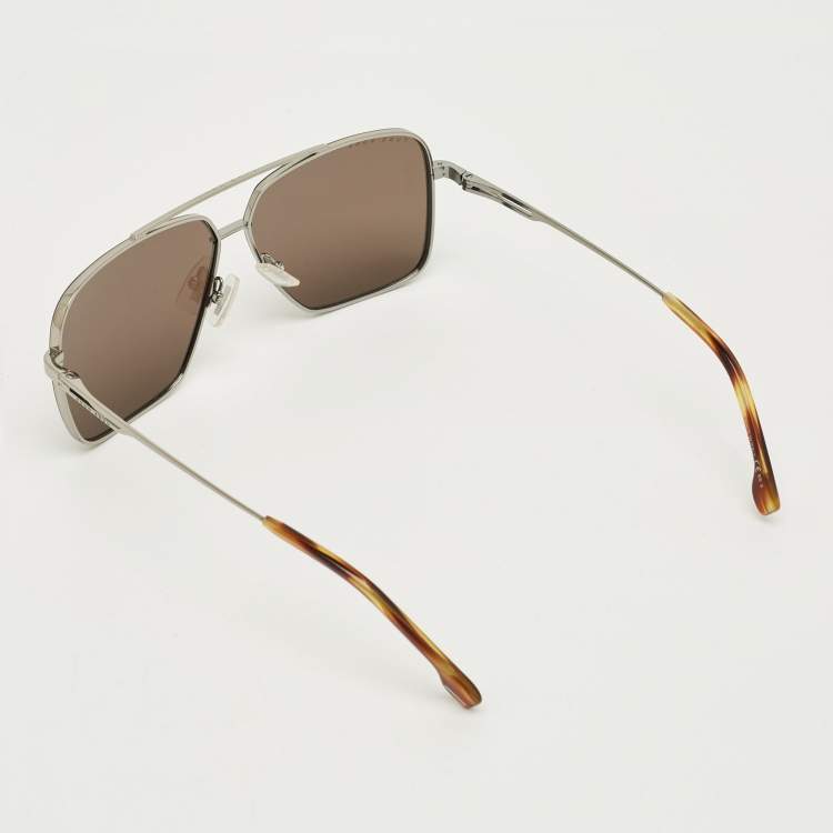 Pre Owned Boss By Hugo Boss Brown 1325/S Square Sunglasses