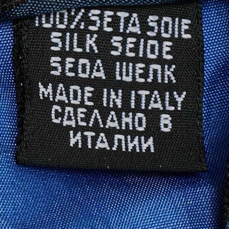 Pre Owned Boss By Hugo Boss Black Diagonal Striped Silk Tie