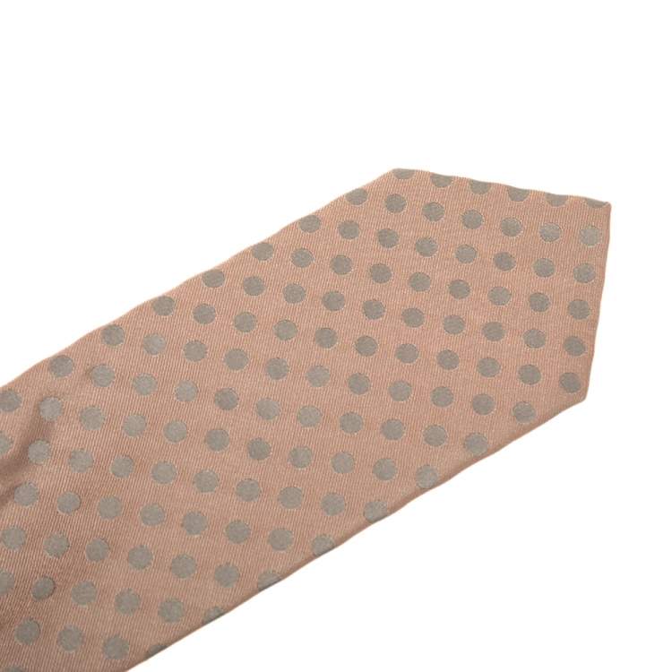 مملوكة مسبقًا Boss By Hugo Boss Pink & Grey Jacquard Tie