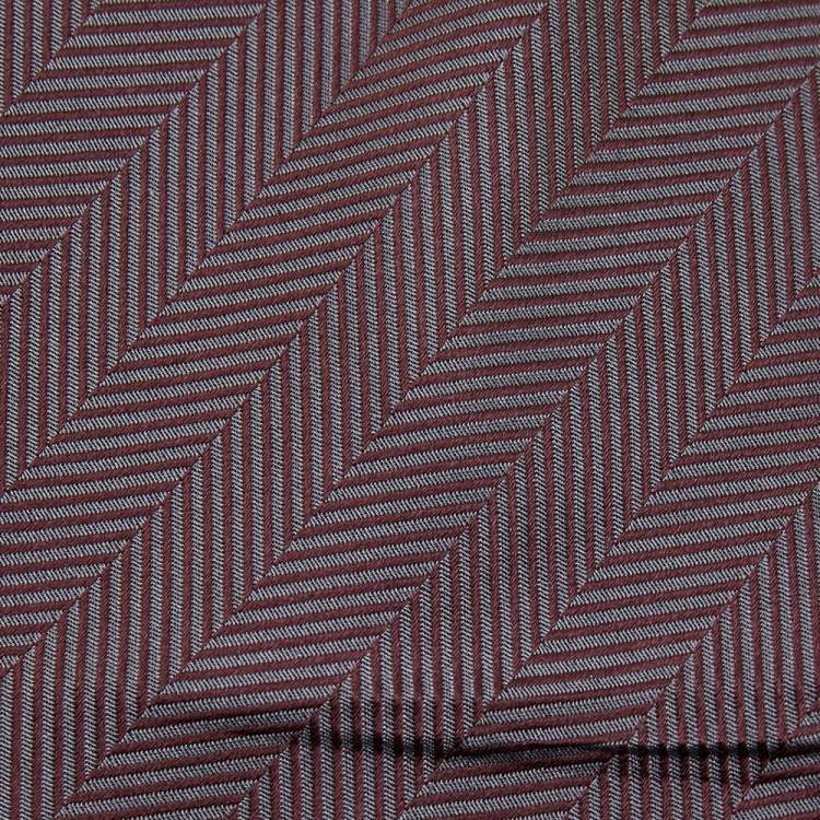 مملوكة مسبقًا Boss By Hugo Boss Burgundy Patterned Silk Tie