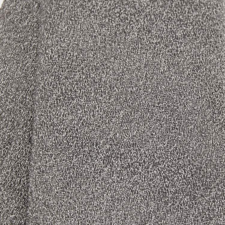 Pre Owned Boss By Hugo Boss Grey Textured Jacquard Silk Tie